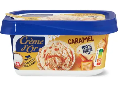 Crème d'or · Glace en bac · Caramel 170ml