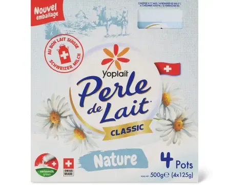 Perle de Lait · Perle de lait · Nature 4 x 125g
