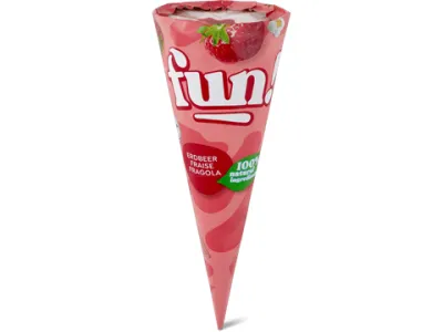 Fun · Cornet · Fraise 145ml