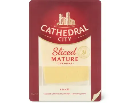 Cathedral City · Cheddar · en tranches 150g