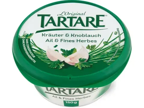 Tartare · Fromage frais · ail &amp; fines herbes 150g