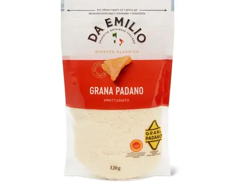 Da Emilio Grana Padano · râpé DOP 120g