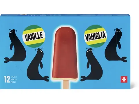 Seehund-Family · Crème glacée · Vanille 12 x 57ml