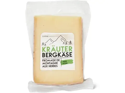 Fromage de montagne aux herbes · doux 100 g