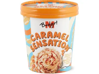 M-Budget · Glace en pot · Caramel Sensation 480ml