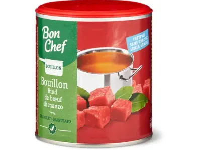 Bon Chef · Bouillon de bœuf en granulés · sans graisse 225g