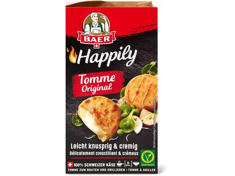 Baer Happily · Tomme · à griller, végétarien 4 x 50g