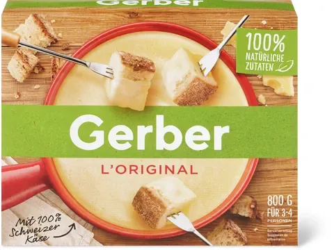 Gerber · Fondue · L'original 800g