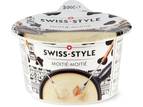 Swiss Style · Fondue · Moitié-Moitié, mini 200g