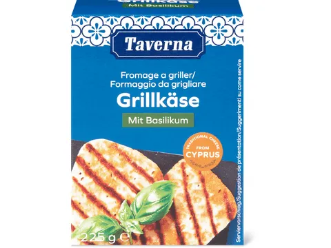 Taverna · Halloumi · Basilic 225g