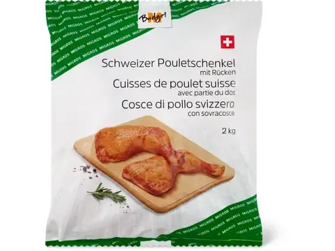 M-Budget · Cuisses de poulet · avec partie du dos 2kg