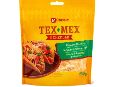 M-Classic · Fromage râpé · Tex Mex 250g