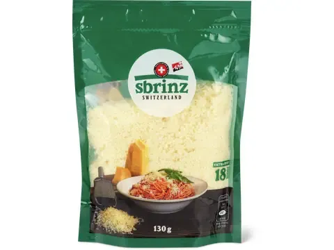 Sbrinz · Fromage râpé 130g