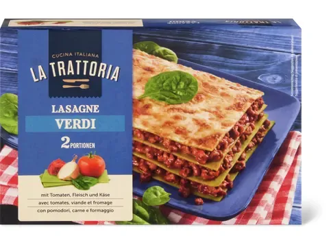 La Trattoria · Lasagnes · vertes à la bolognaise 600 g