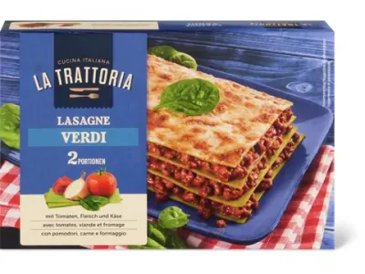 La Trattoria · Lasagnes · vertes à la bolognaise 600 g