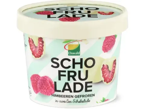 Oswald · Schofrulade · Framboise chocolat blanc 130 g