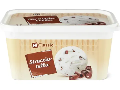 M-Classic · Glace en bac · Stracciatella 1l