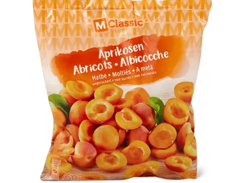 M-Classic · Abricots en moitiés · non sucrés 750g