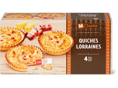 M-Classic · Quiches · Lorraines 4 x 70g