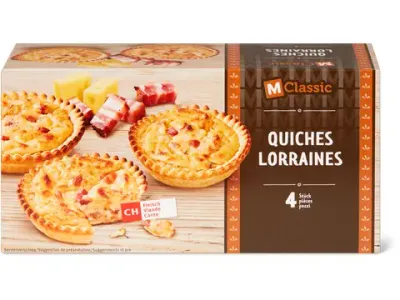 M-Classic · Quiches · Lorraines 4 x 70g