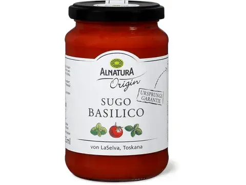 Alnatura · Sugo basilico · Bio 340g