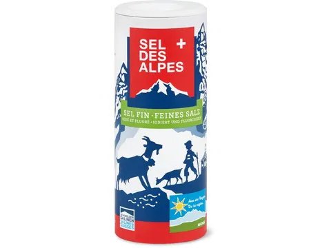 Sel des Alpes · Sel · iodé et fluoré 250g