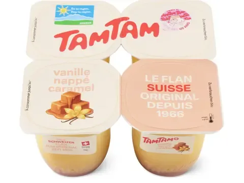 Tamtam · De la région, Vanille Caramel 4 x 100g
