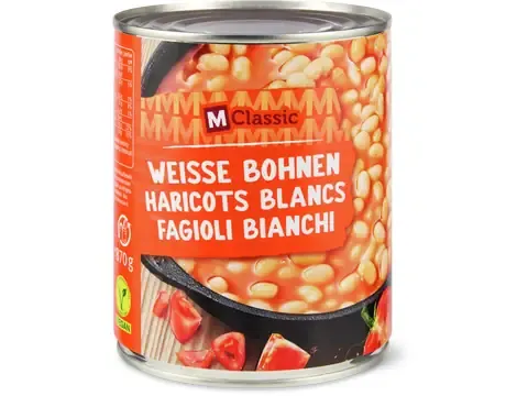 M-Classic · Haricots blancs · à la sauce tomate 870g