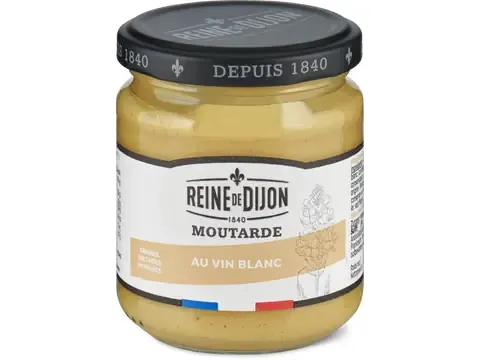 Reine de Dijon · Moutarde au vin blanc · végétalien 200g