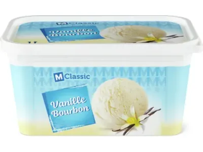 M-Classic · Glace en bac · Vanille 1l