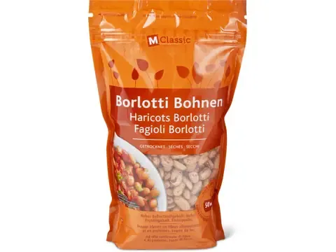M-Classic · Haricots Borlotti · séchés 450g