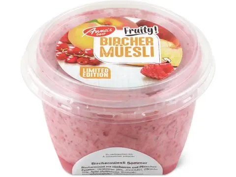 Anna's Best · Birchermuesli · Framboise &amp; pêche 300g