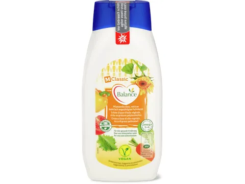 M-Classic · Crème à base d’huile végétale · Balance, végétalien 500ml