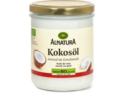 Alnatura · Huile de coco   · Bio, neutre, végétalien 400ml