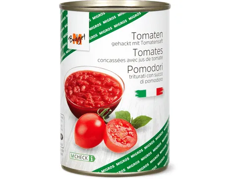 M-Budget · Tomates · concassées 400g