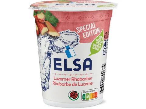 Elsa · Yogourt · IP-SUISSE, Rhubarbe 180g