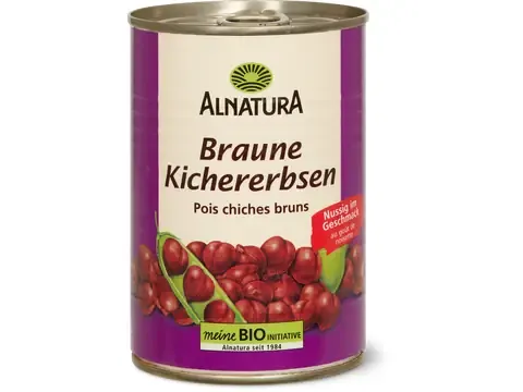 Alnatura · Pois chiches bruns · Bio, végétalien 240g