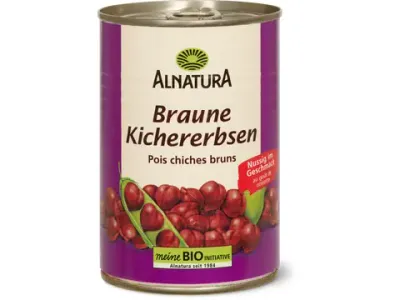 Alnatura · Pois chiches bruns · Bio, végétalien 240g
