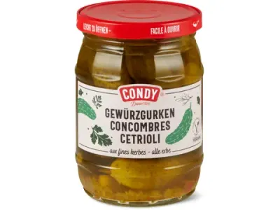 Condy · Concombres aux fines herbes · végétalien 290g