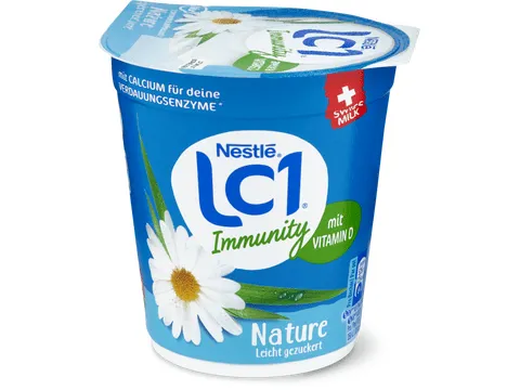LC1 · Yogourt aux probiotiques · Nature légèrement sucré 150g