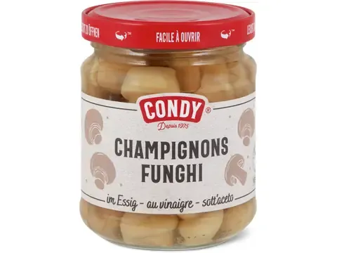 Condy · Champignons · au vinaigre, végétalien 130g