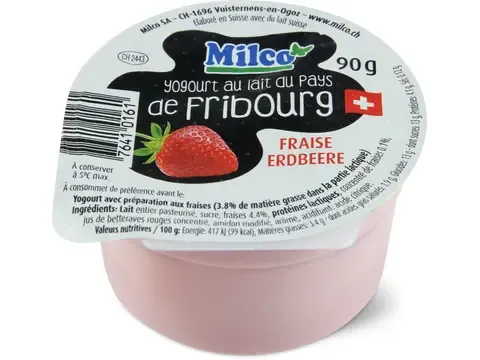 Yogourt · Lait de la Gruyère Fraise 90g