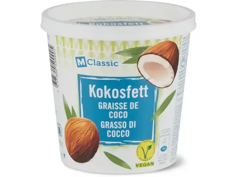 M-Classic · Graisse de coco · végétalien 450ml