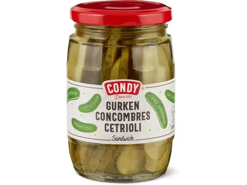Condy · Concombres sandwich · végétalien 190g