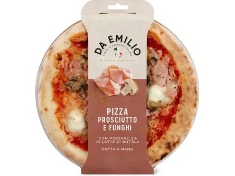 Da Emilio · Pizza · jambon et champignons 440g