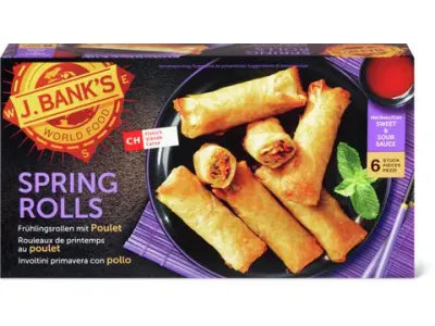 J.Bank's · Rouleaux de printemps · au poulet 370 g