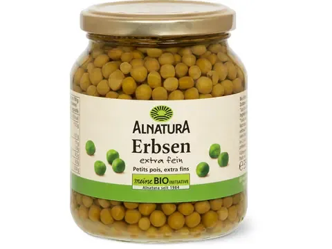 Alnatura · Petits pois · Bio, extra fins 230g