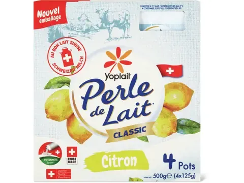 Spécialité laitière · Citron 4 x 125g