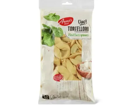 Anna's Best · Tortelloni · Ricotta e spinaci 500g