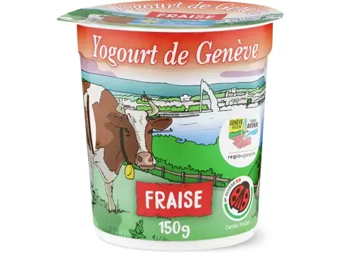 Yogourt de Genève · De la région, Fraise 150g